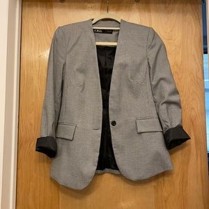 Zara Houndstooth Blazer